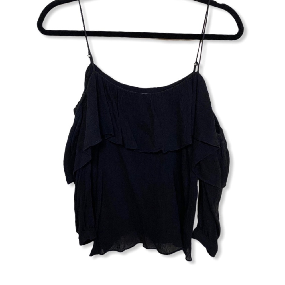 π & OTHER STORIES Off Shoulder Flutter Top - Picture 1 of 7